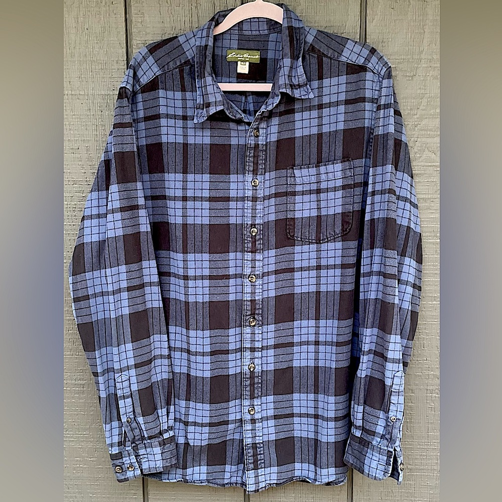 EDDIE BAUER 🍁 Flannel Shirt XL Tall VGC